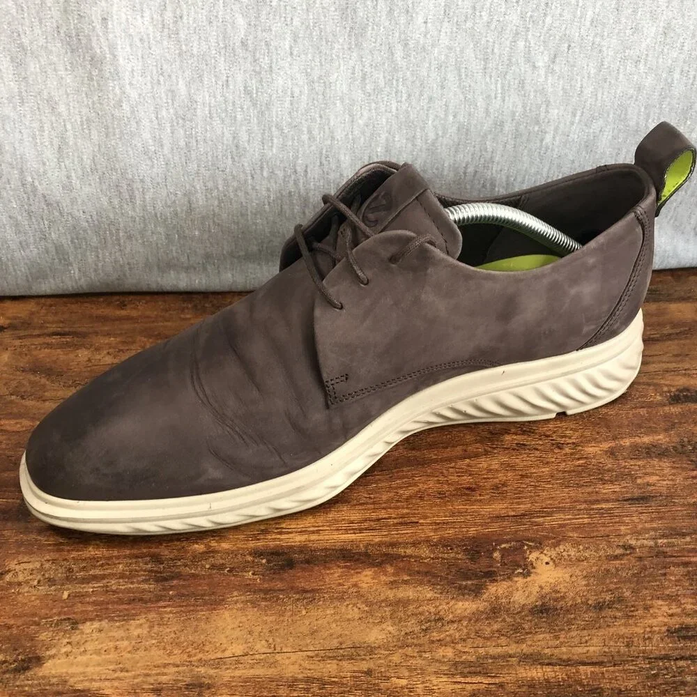 ECCO 'St. 1 Hybrid' Mens SZ EU 44‎ US 10-10.5 Plain Toe Derby Lavender Shoes
